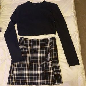 SHEIN 2 piece skirt set